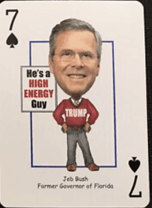 Jeb Bush — 7 of Spades